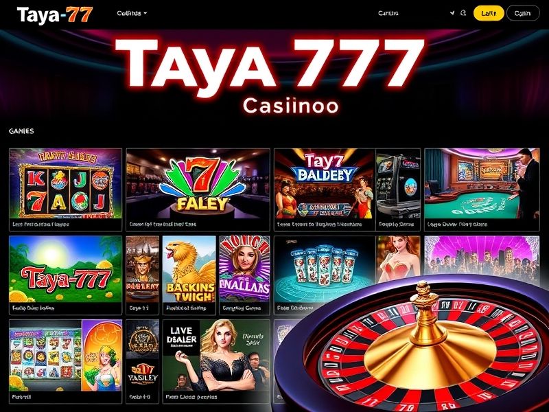 Discover Taya 777.com – your premier destination for exciting online casino games. Play slots, blackjack, poker, and live dealer games securely with exclusive bonuses and promotions. Join now!